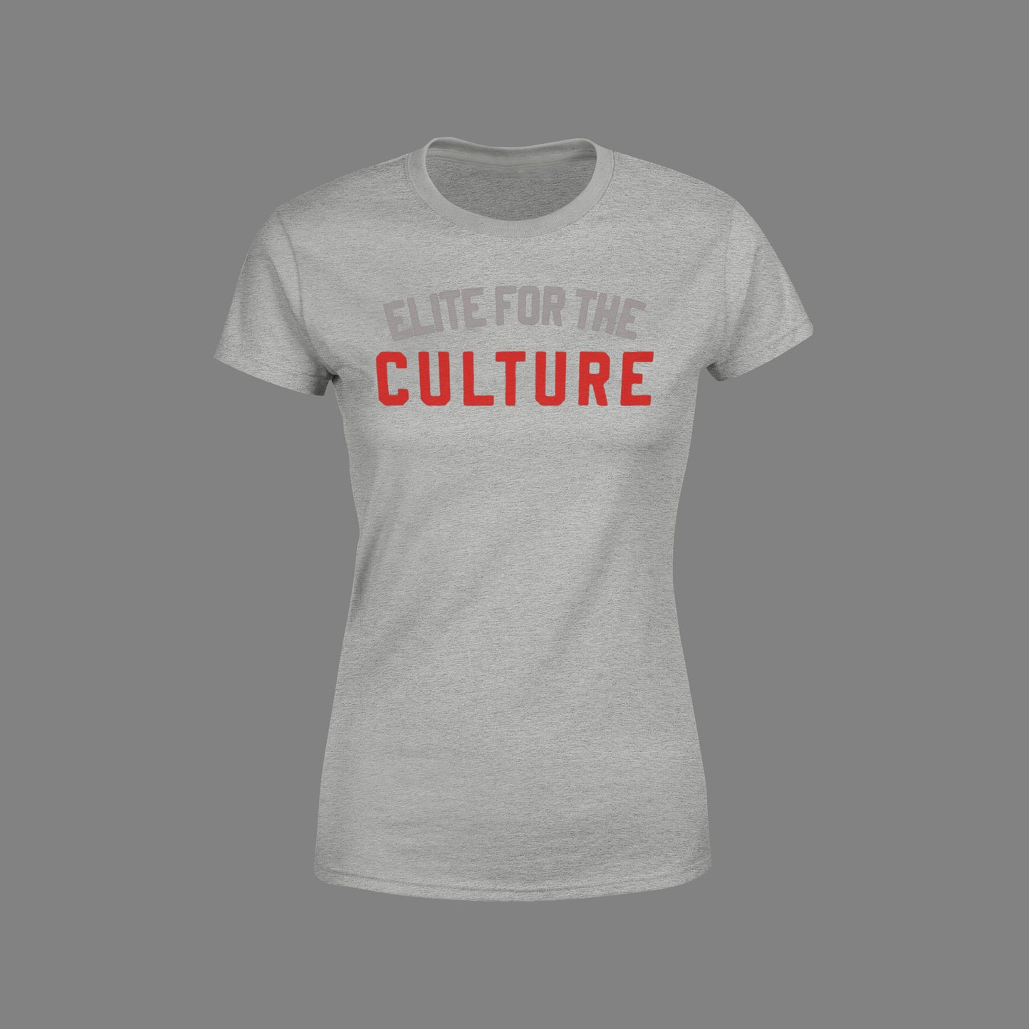 Women's Crew-neck Tri-Blend T-shirt "Elite for the Culture"