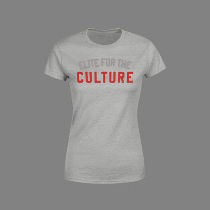 Women's Crew-neck Tri-Blend T-shirt "Elite for the Culture"