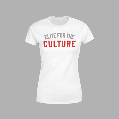 Women's Crew-neck Tri-Blend T-shirt "Elite for the Culture"